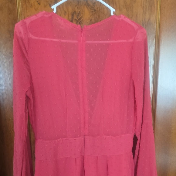 Tarta Ruffled Dress By For Love And Lemons Size L Mini Dress - Picture 7 of 7